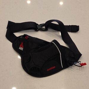 Secure Access Black Belt Bag
